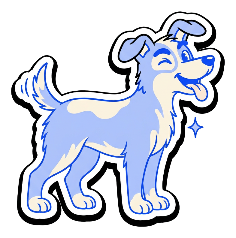 FreshLab dog mascot